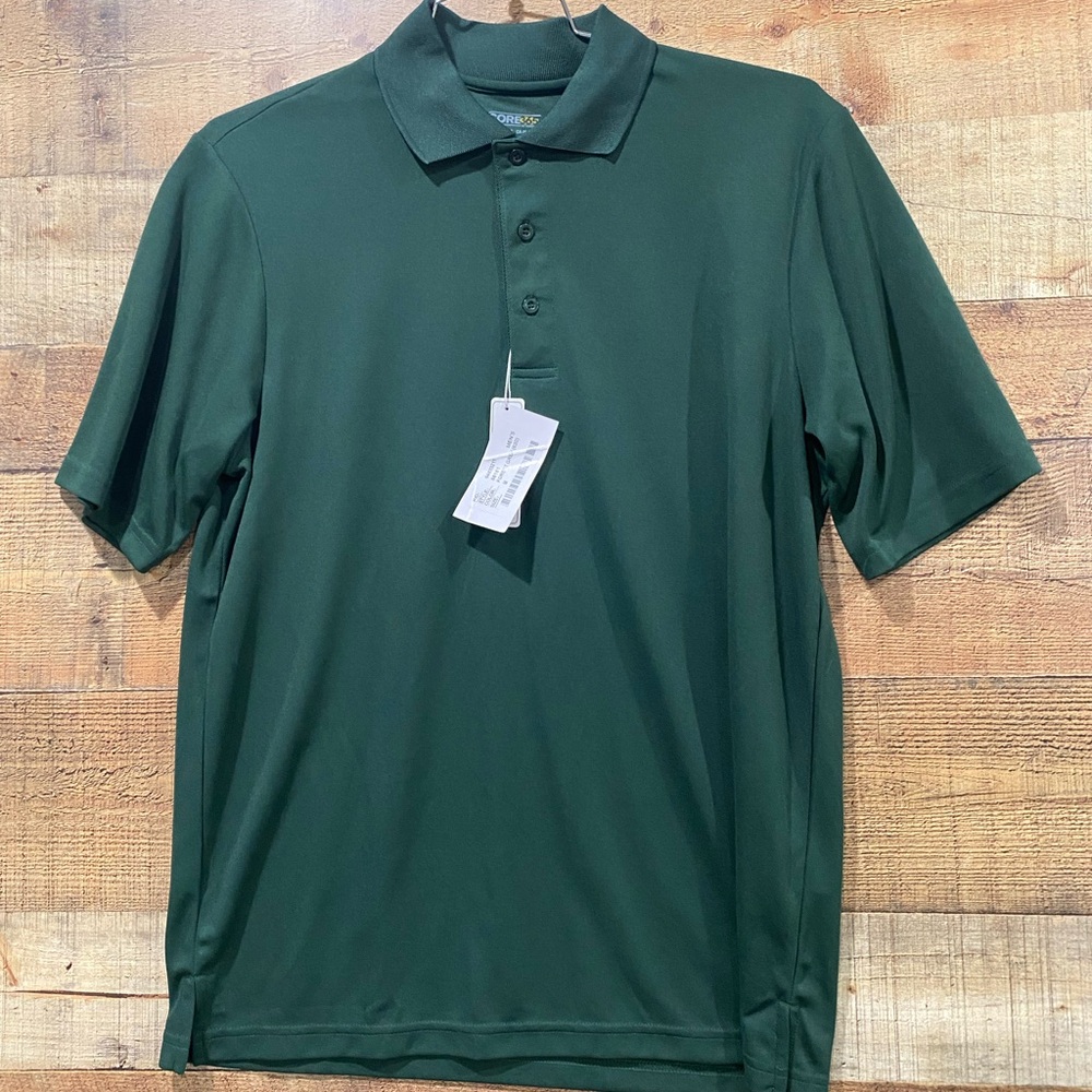 New With Tags North End Core 365 Mens Green Golf Performance Polo Size Medium